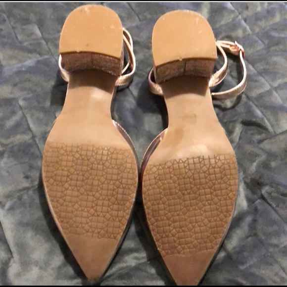 Abound Rose gold/glitter heels - Picture 2 of 7